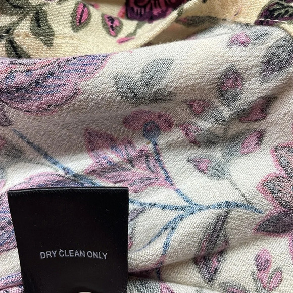 Torrid Women Floral Blouse Long Sleeve Rayon V-Neck Embroidered Purple Size 2/2X - Picture 11 of 16